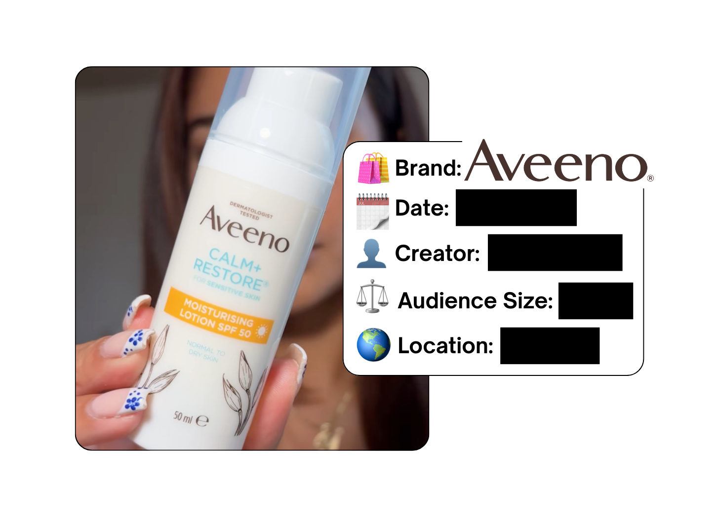 Spotted: Aveeno in a new paid collab
