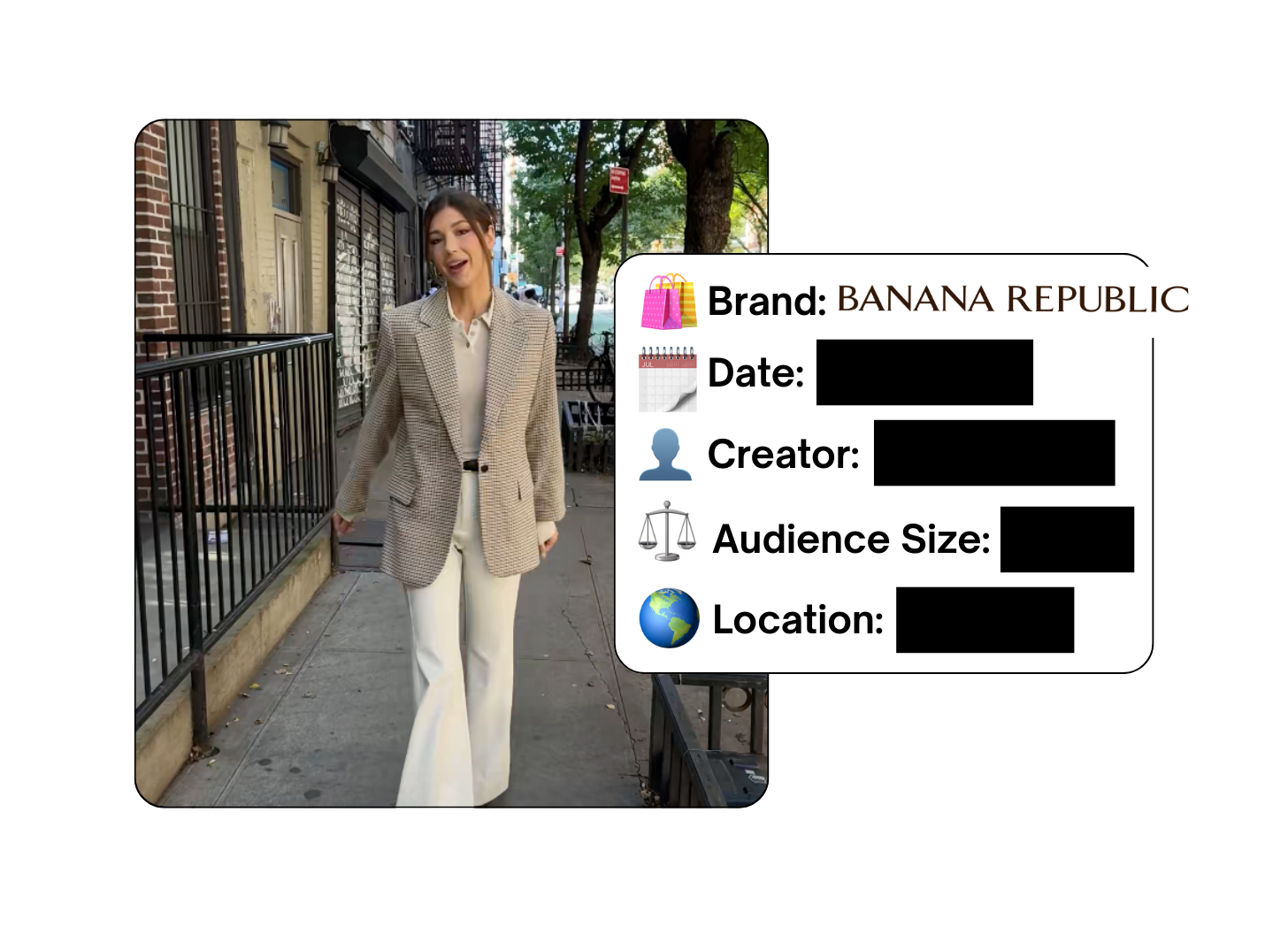 Spotted: Banana Republic in a new paid collab