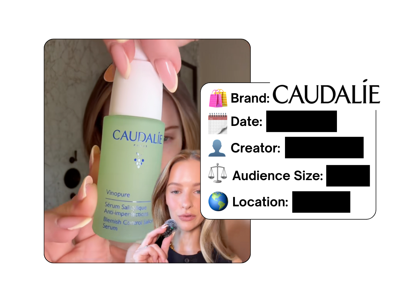 Spotted: Caudalie in a new paid collab
