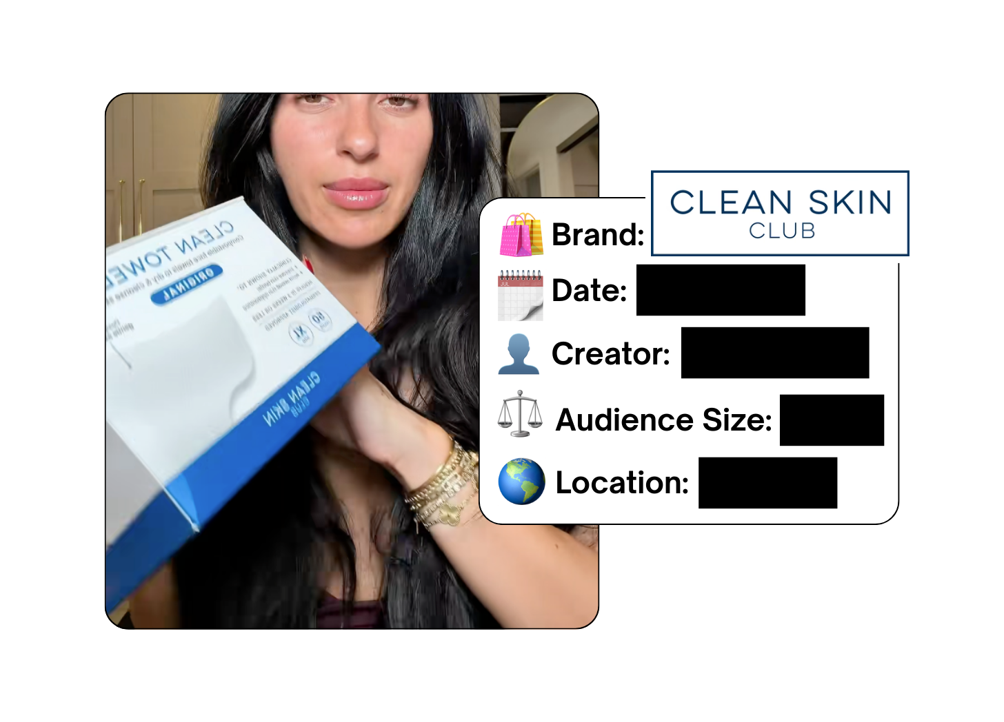 Spotted: Clean Skin Club in a new paid collab