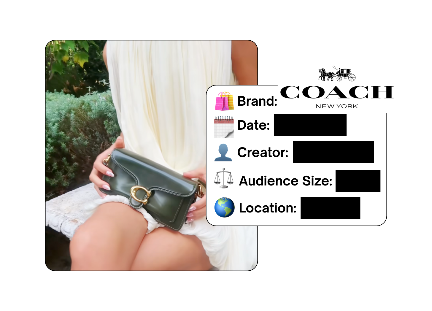 Spotted: Coach in a new paid collab