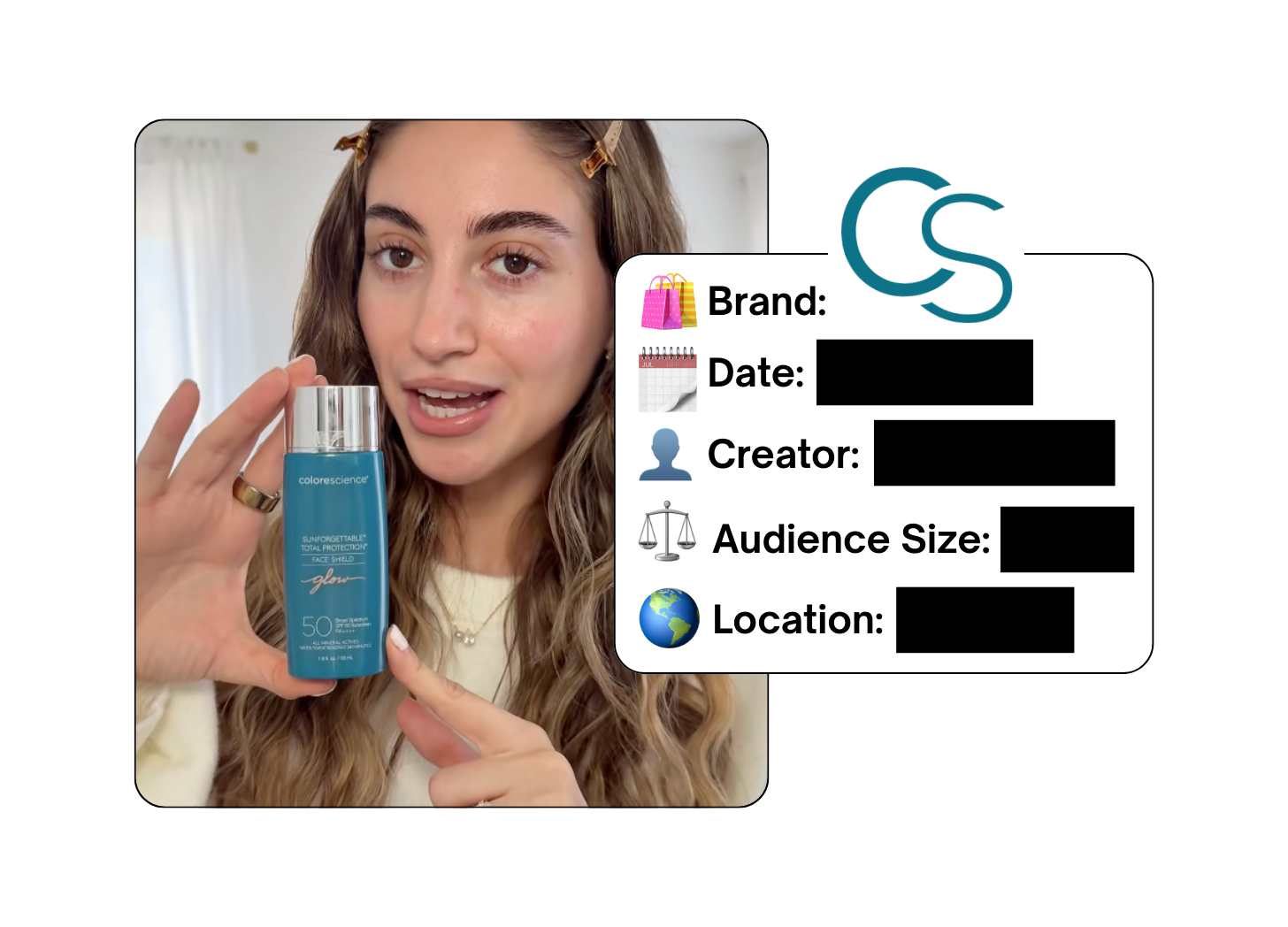 Spotted: Colorescience in a new paid collab