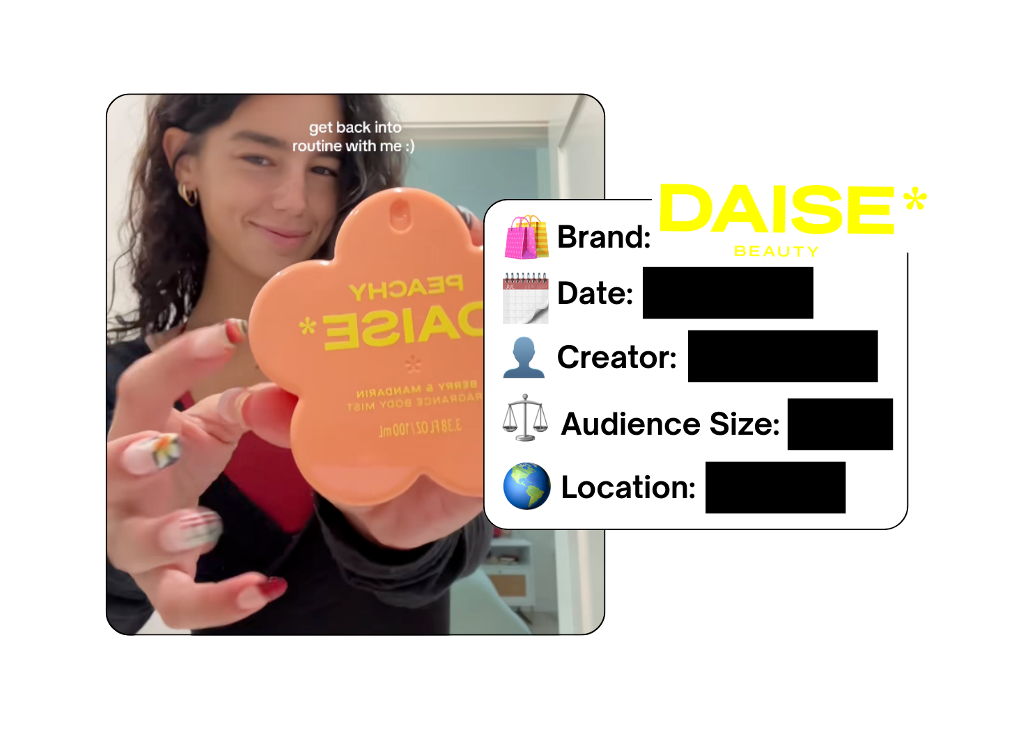 Spotted: DAISE Beauty in a new paid collab