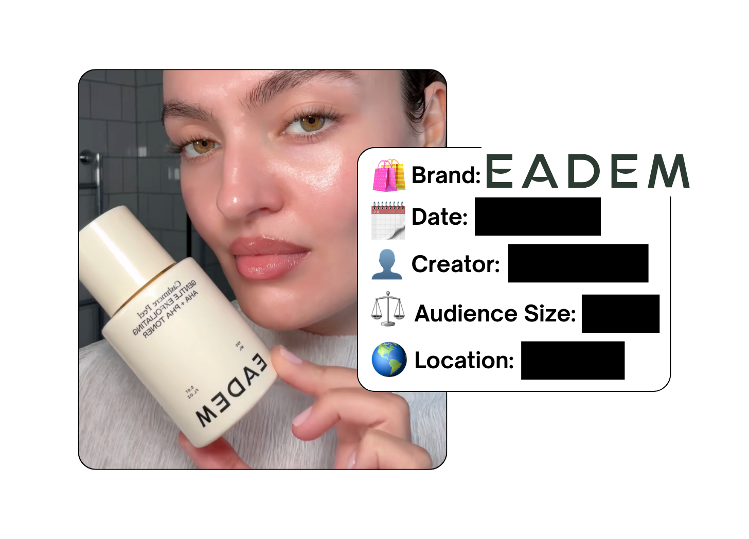 Spotted: EADEM in a new paid collab