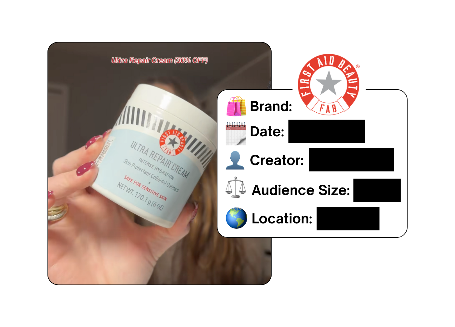 Spotted: First Aid Beauty in a new paid collab