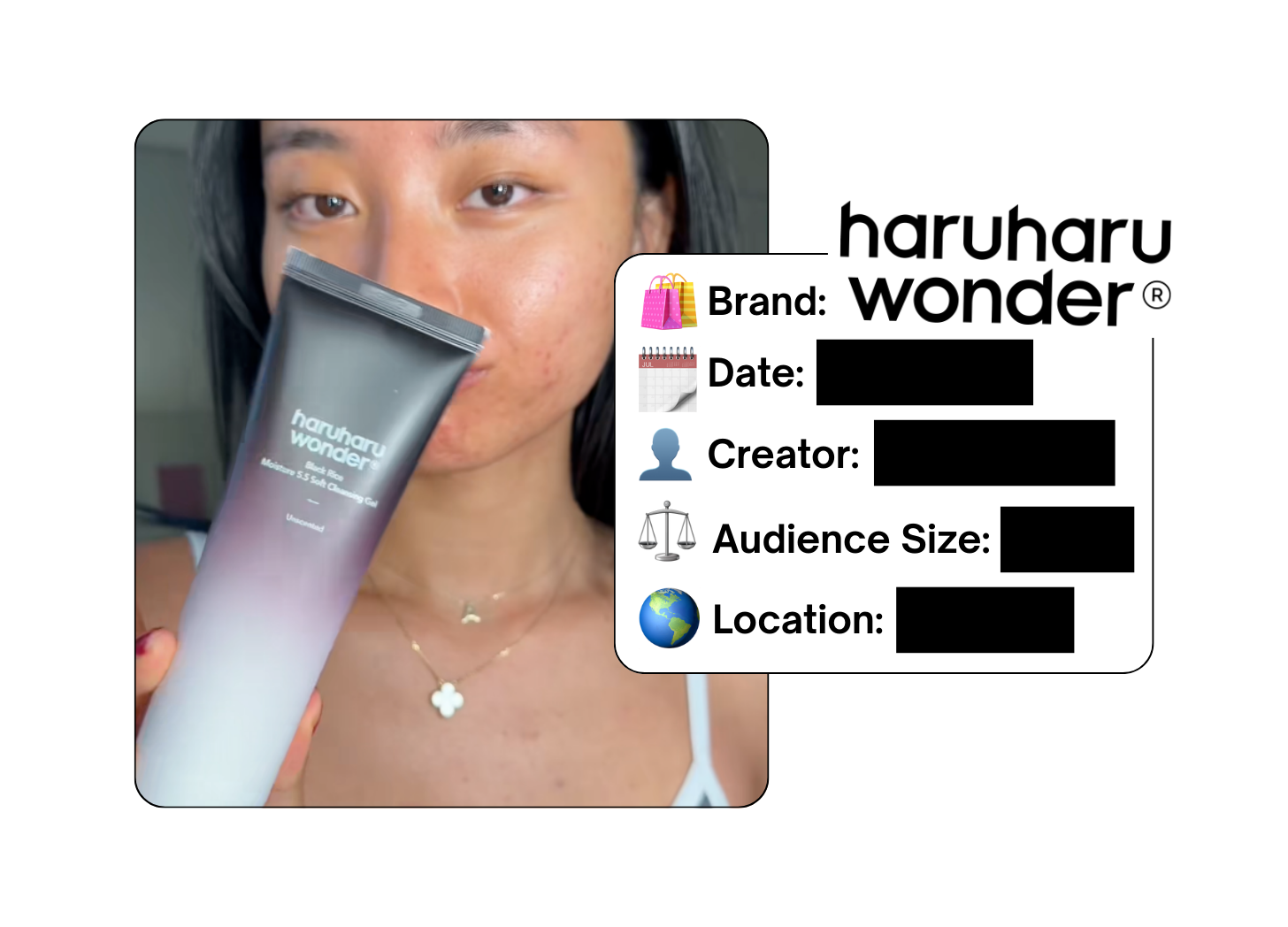 Spotted: Haruharu Wonder in a new paid collab