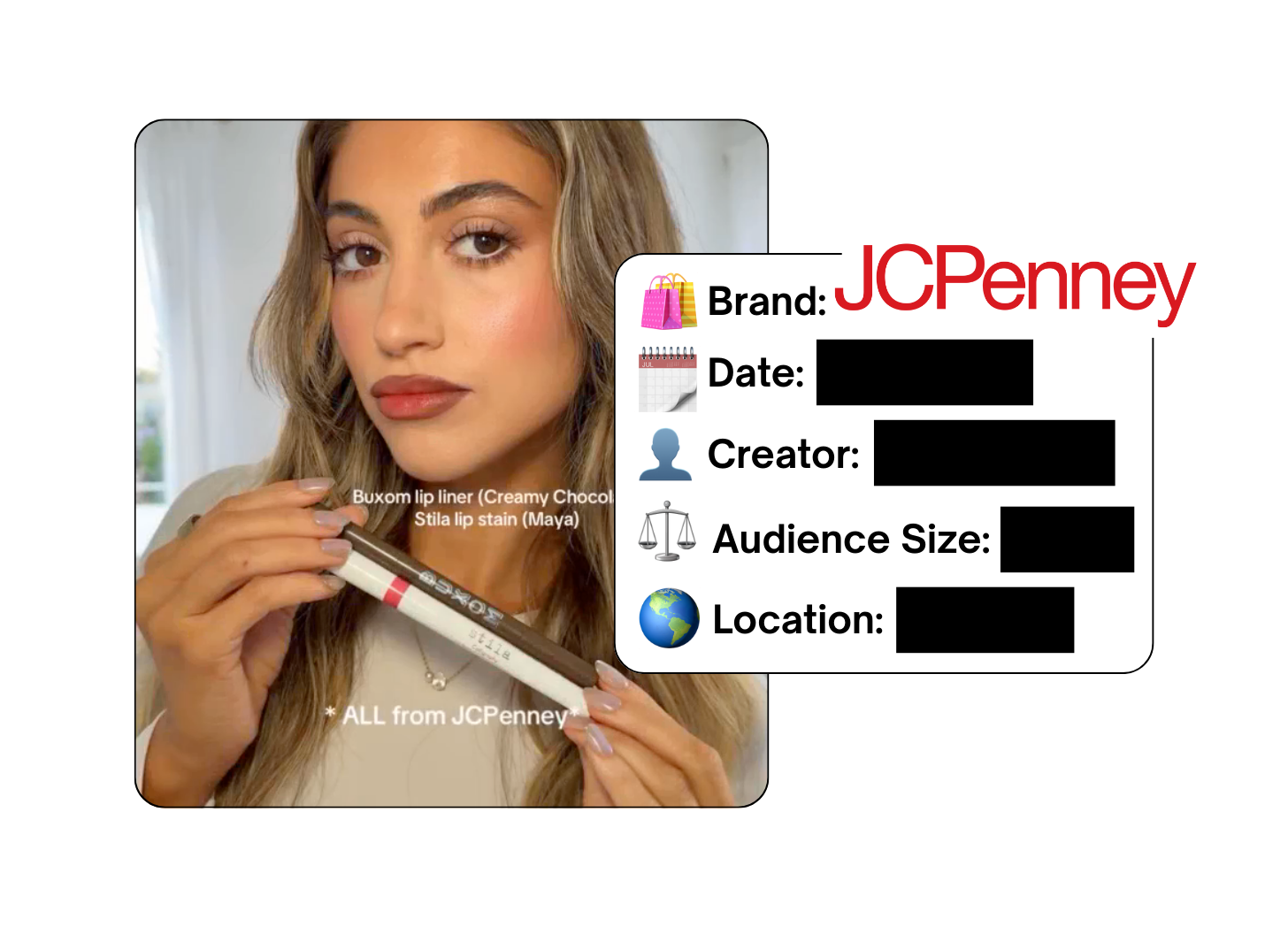 Spotted: JCPenney in a new paid collab