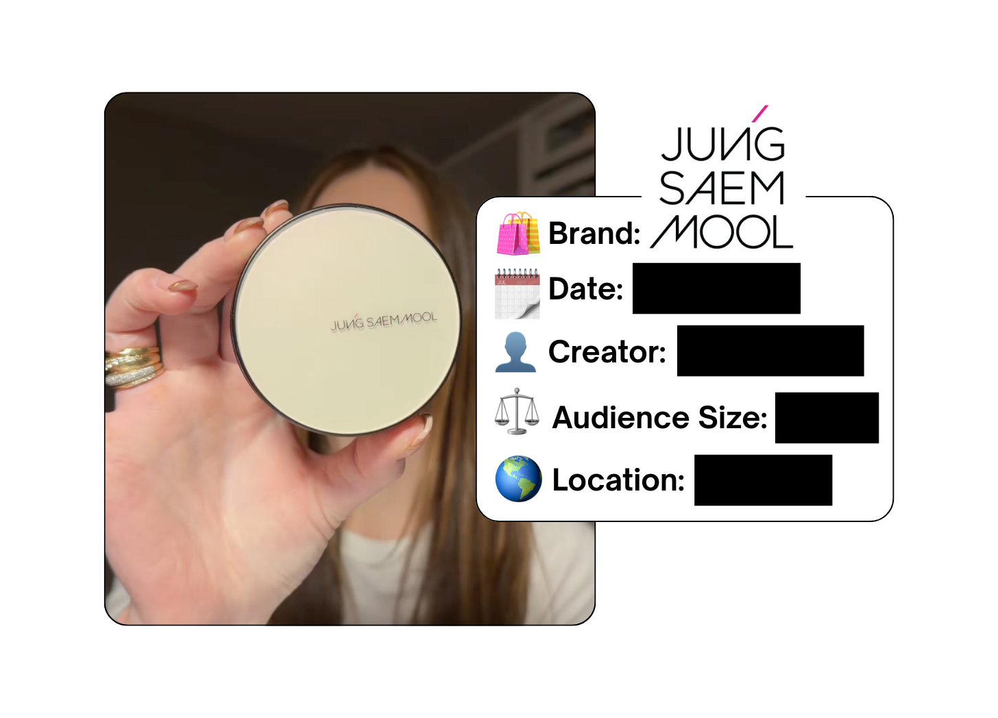 Spotted: JUNG SAEM MOOL in a new paid collab