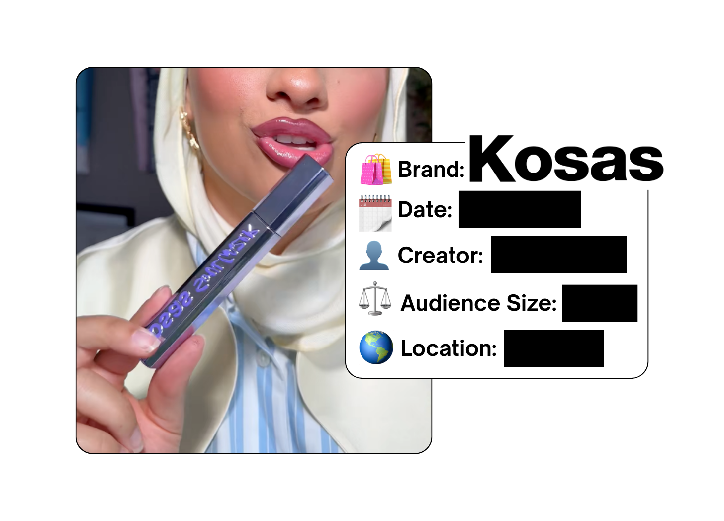 Spotted: Kosas in a new paid collab