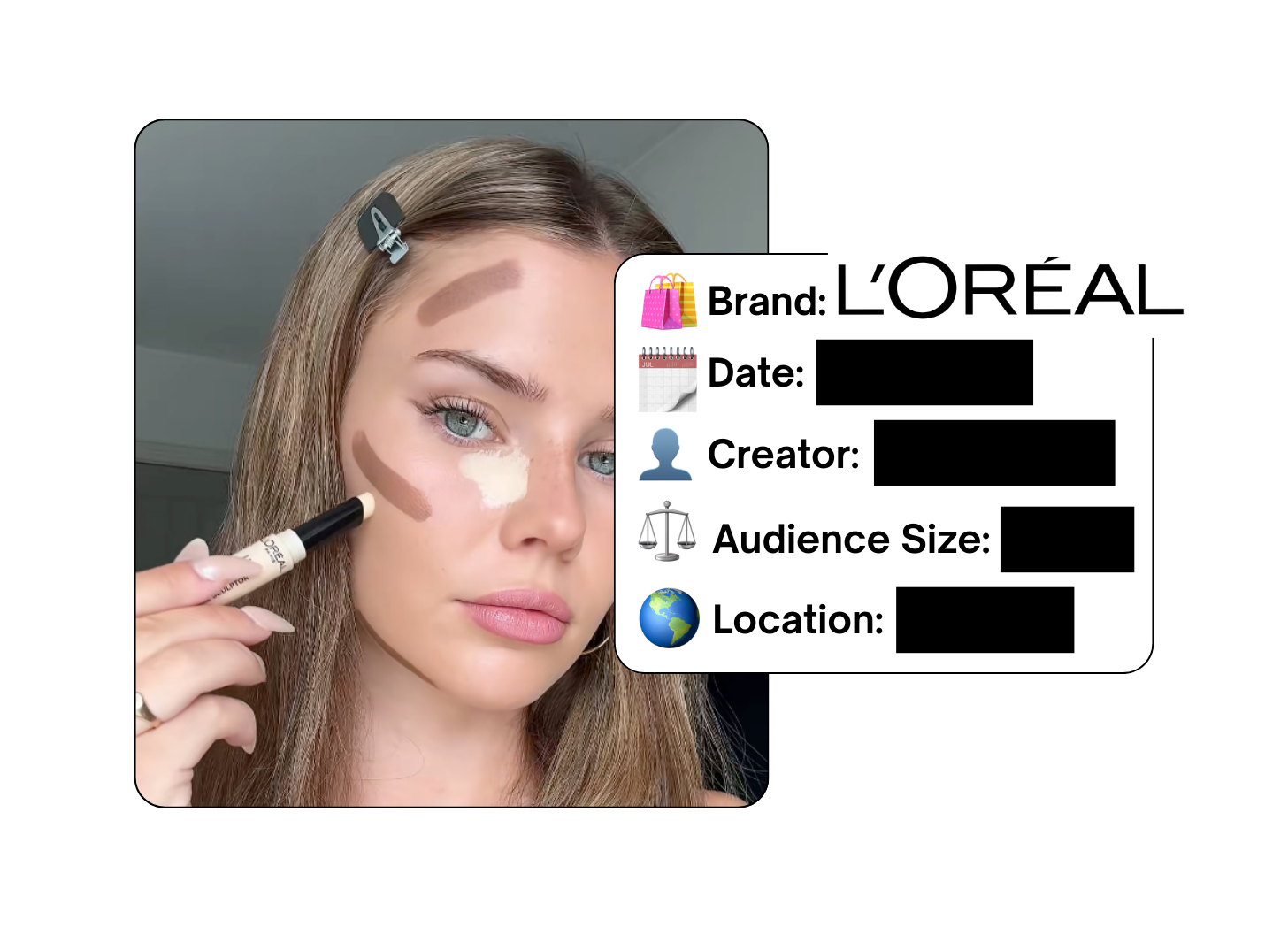 Spotted: L'Oreal in a new paid collab