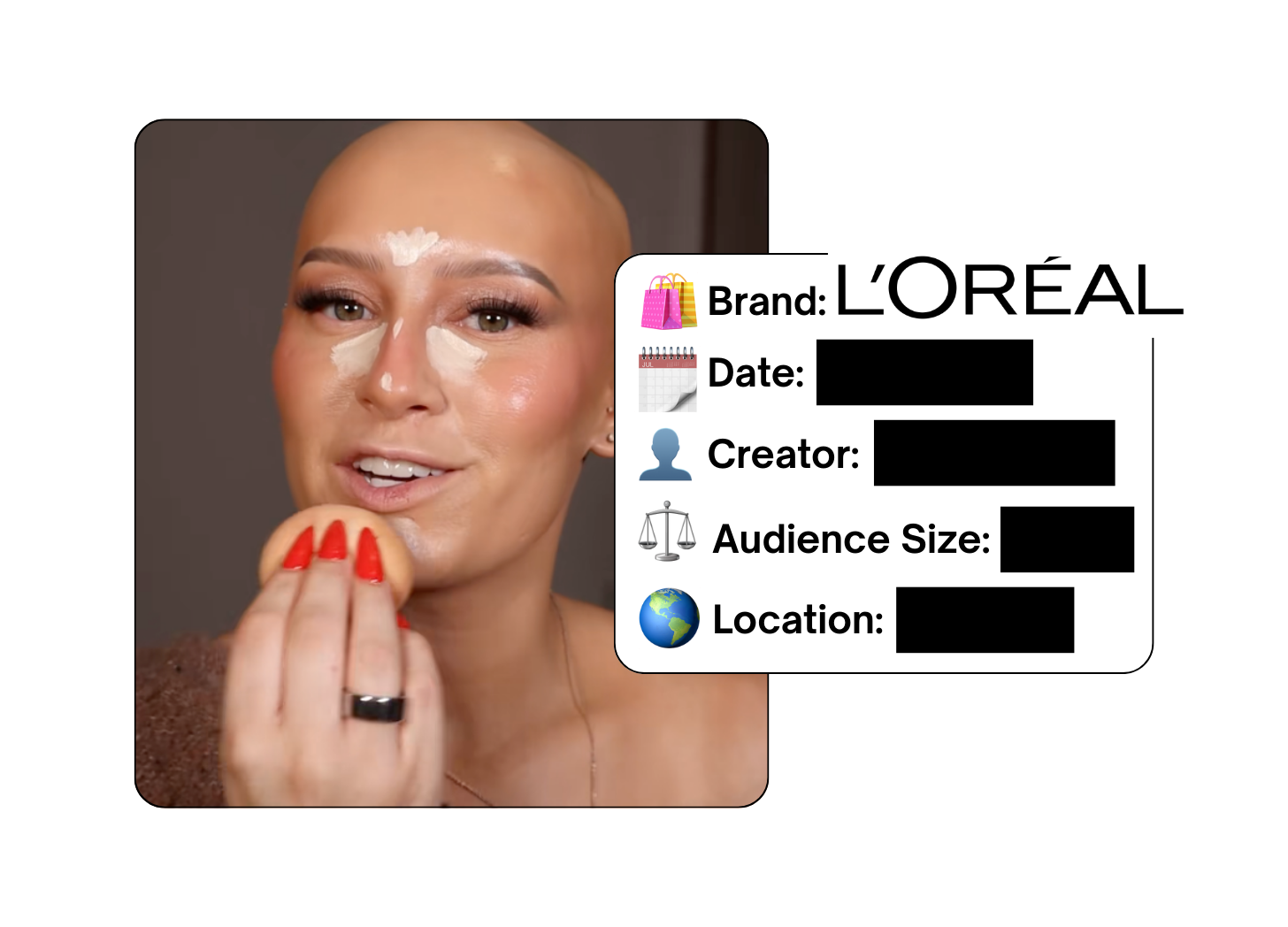 Spotted: L’Oreal in a new paid collab