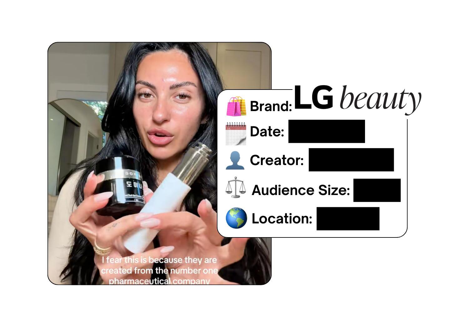 Spotted: LG Beauty in a new paid collab