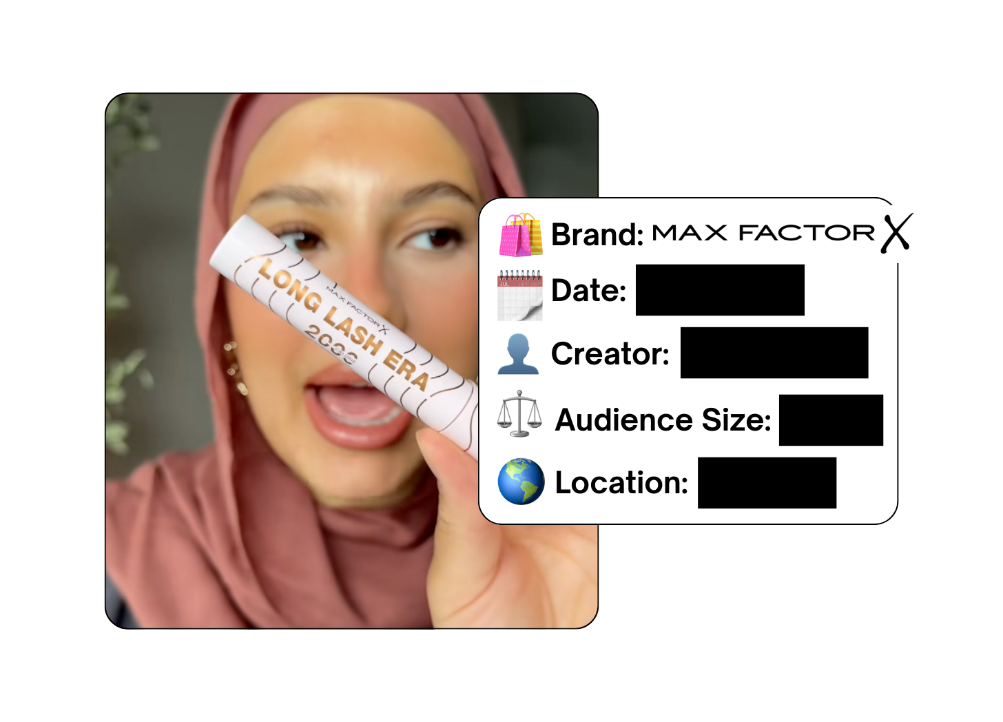 Spotted: Max Factor in a new paid collab