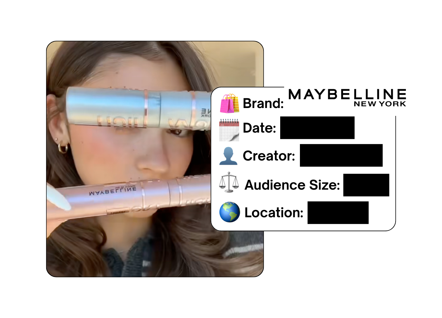 Spotted: Maybelline in a new paid collab