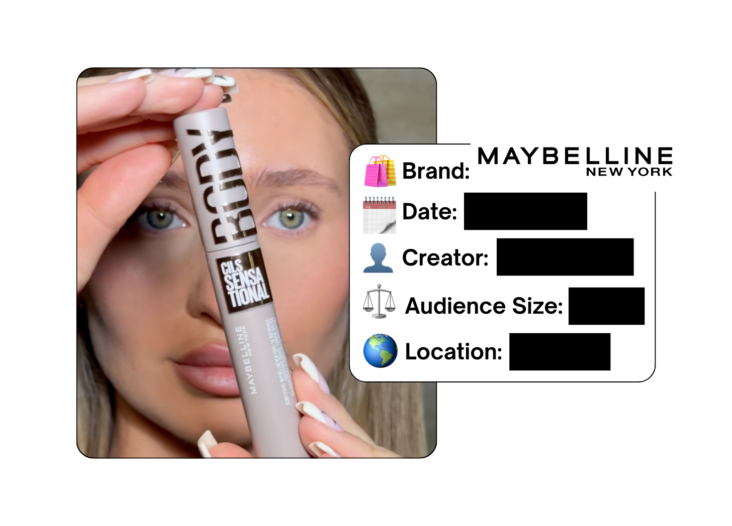 Spotted: Maybelline in a new paid collab