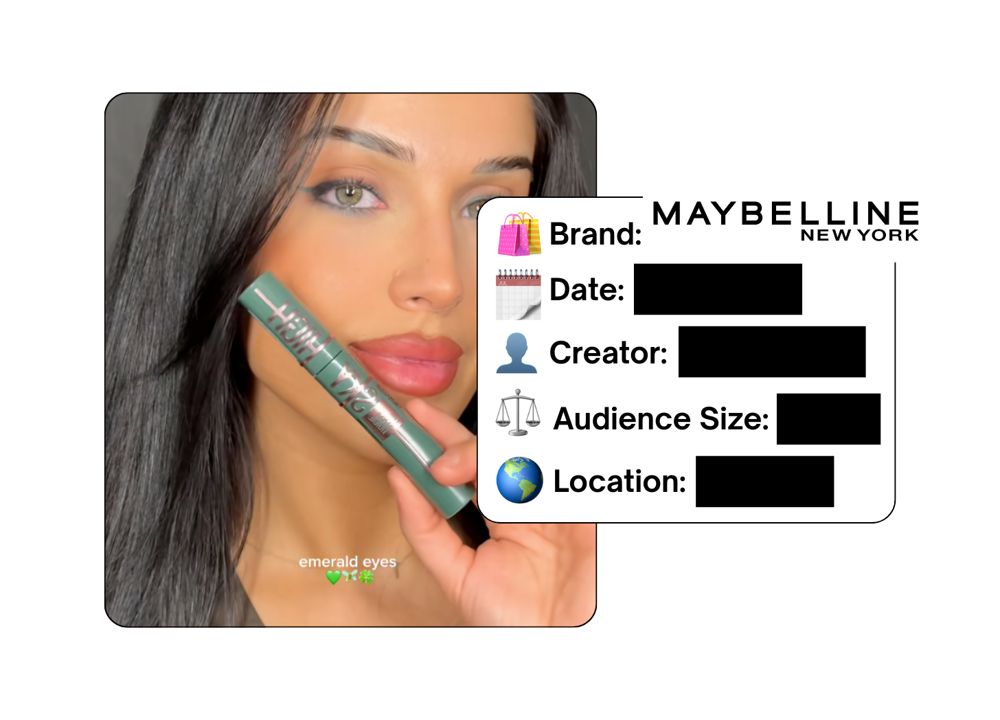 Spotted: Maybelline in a new paid collab