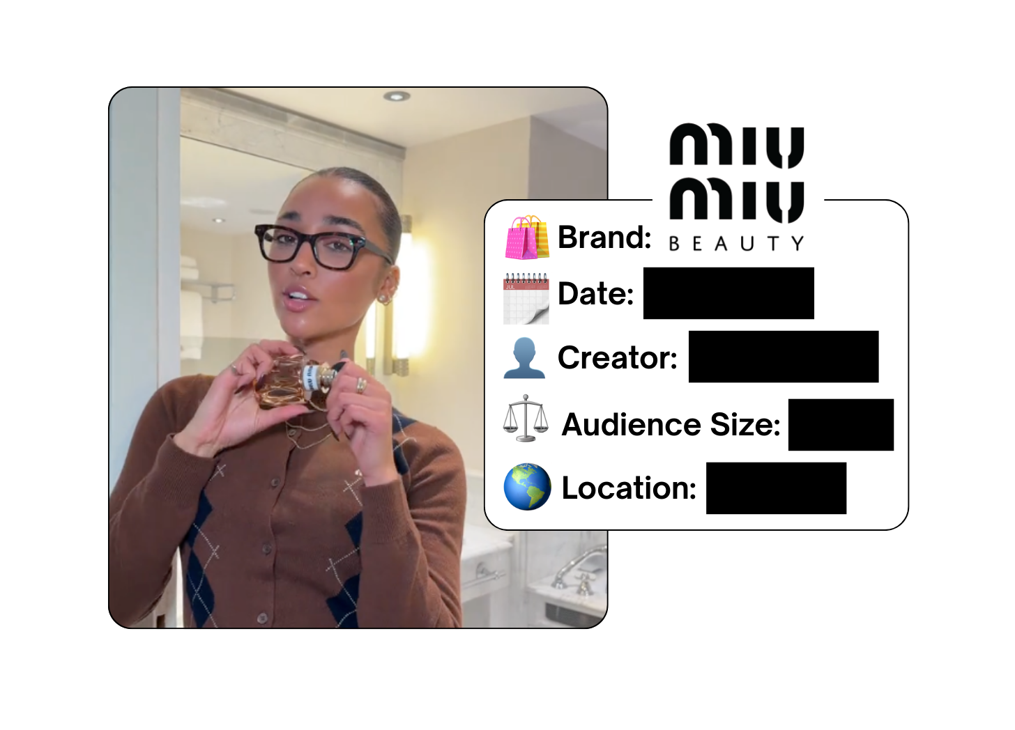 Spotted: Miu Miu Beauty in a new paid collab