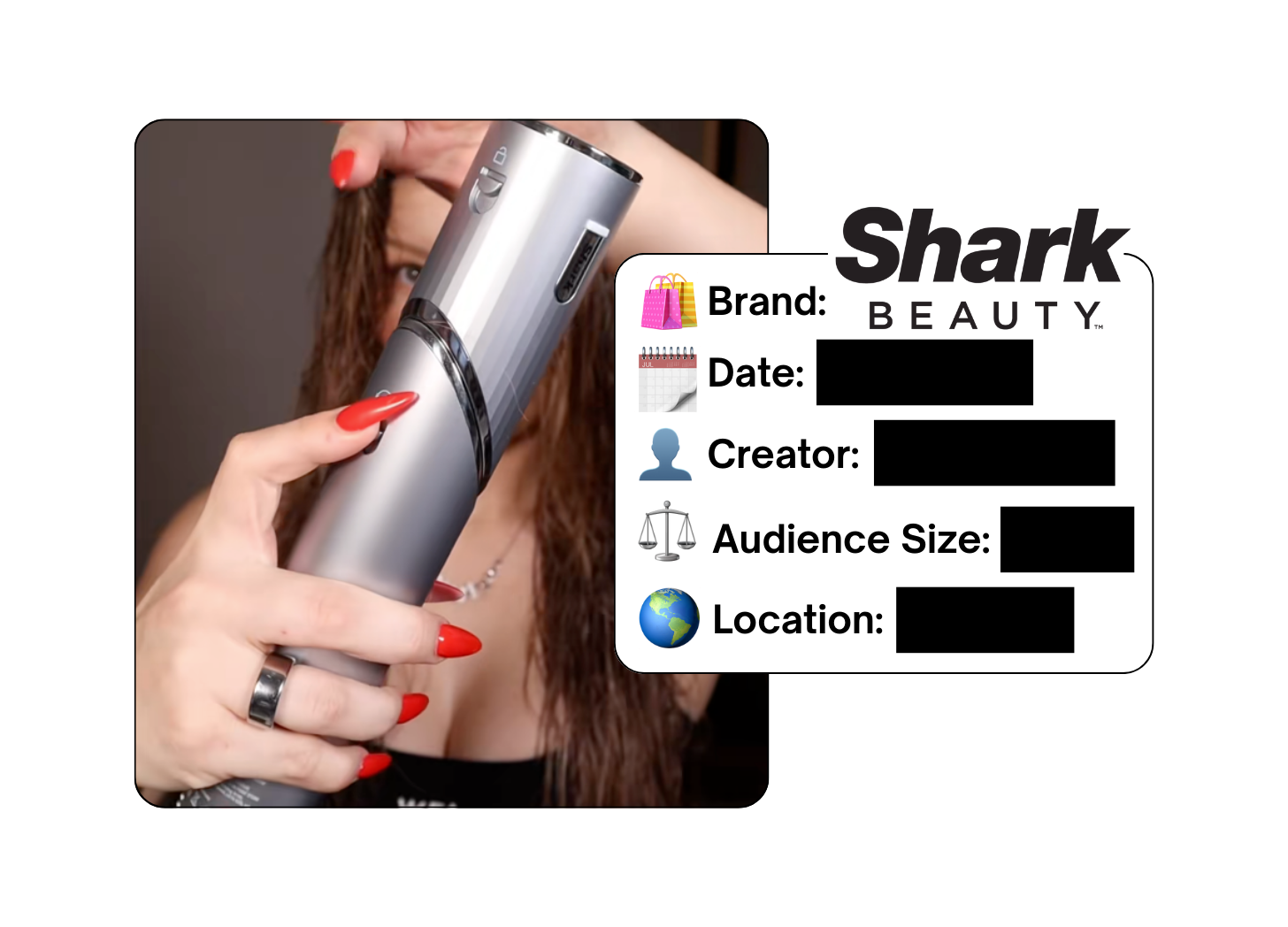 Spotted: Shark Beauty in a new paid collab