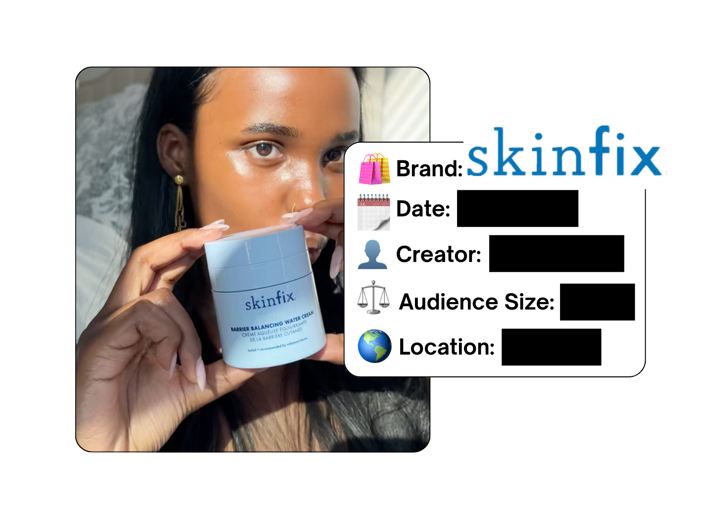 Spotted: Skinfix in a new paid collab