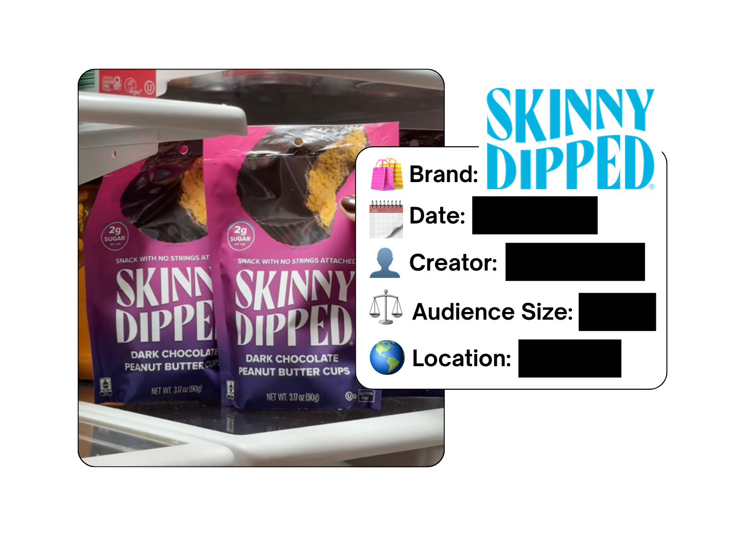 Spotted: SkinnyDipped in a new paid collab