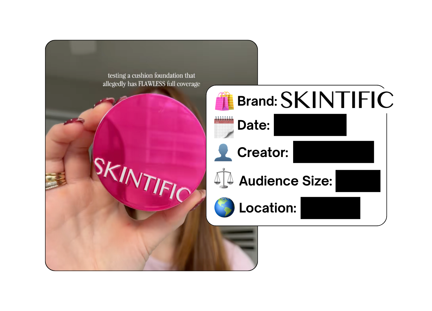 Spotted: SKINTIFIC in a new paid collab
