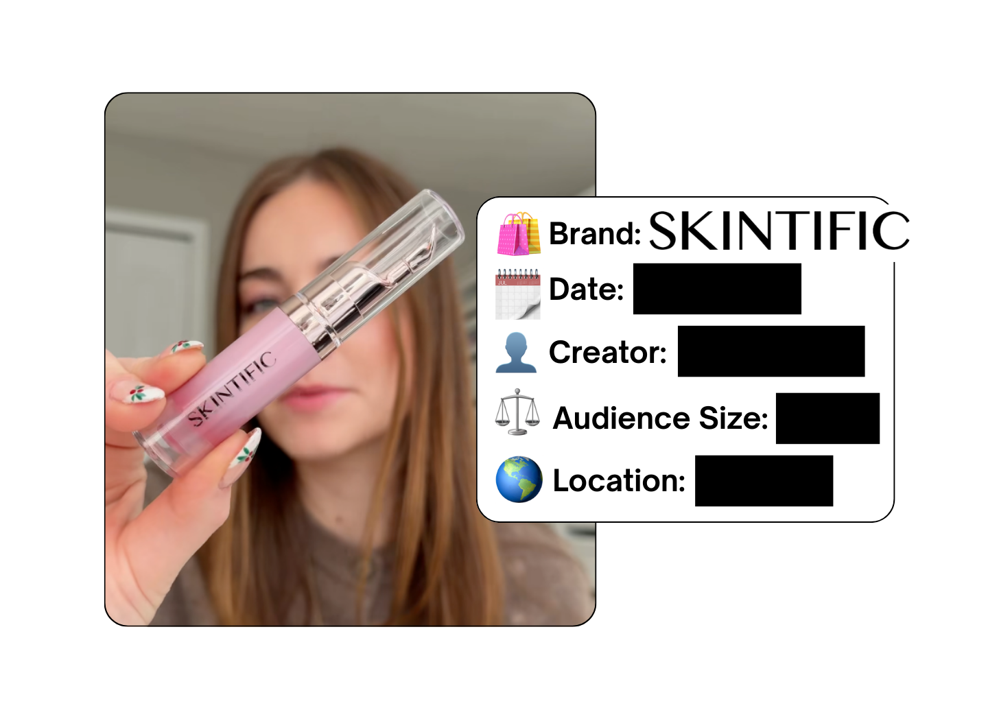 Spotted: SKINTIFIC in a new paid collab