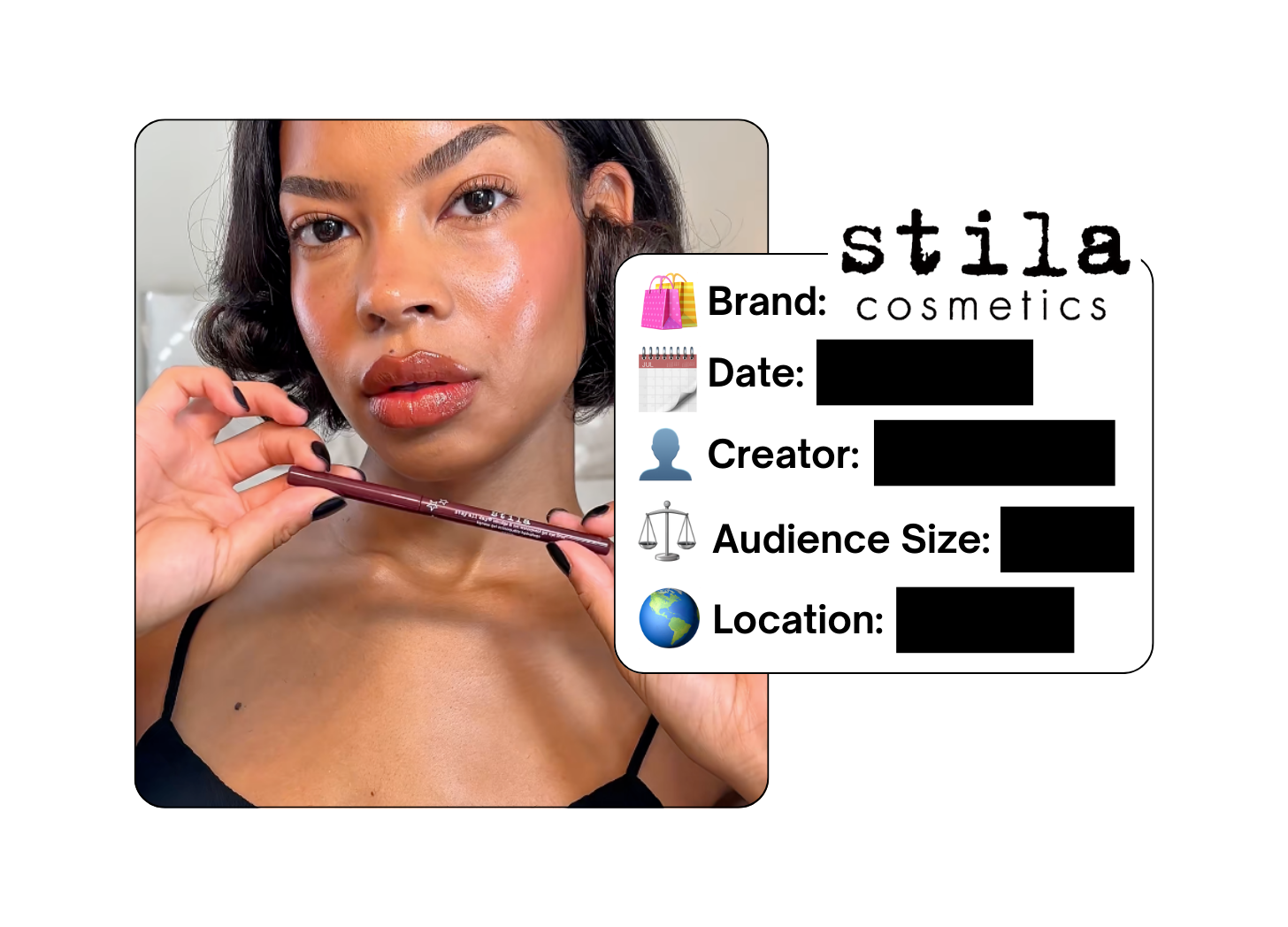 Spotted: Stila Cosmetics in a new paid collab