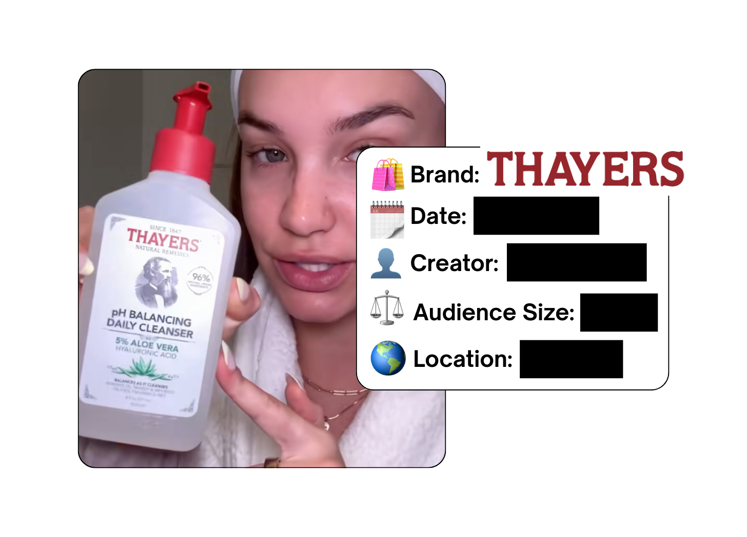 Spotted: Thayers in a new paid collab