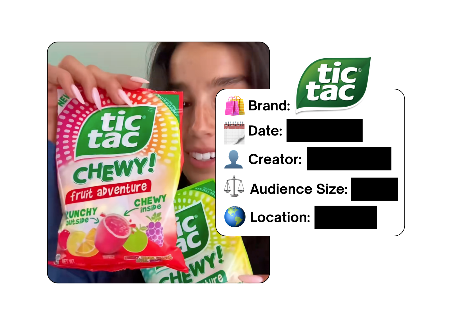 Spotted: Tic Tac in a new paid collab