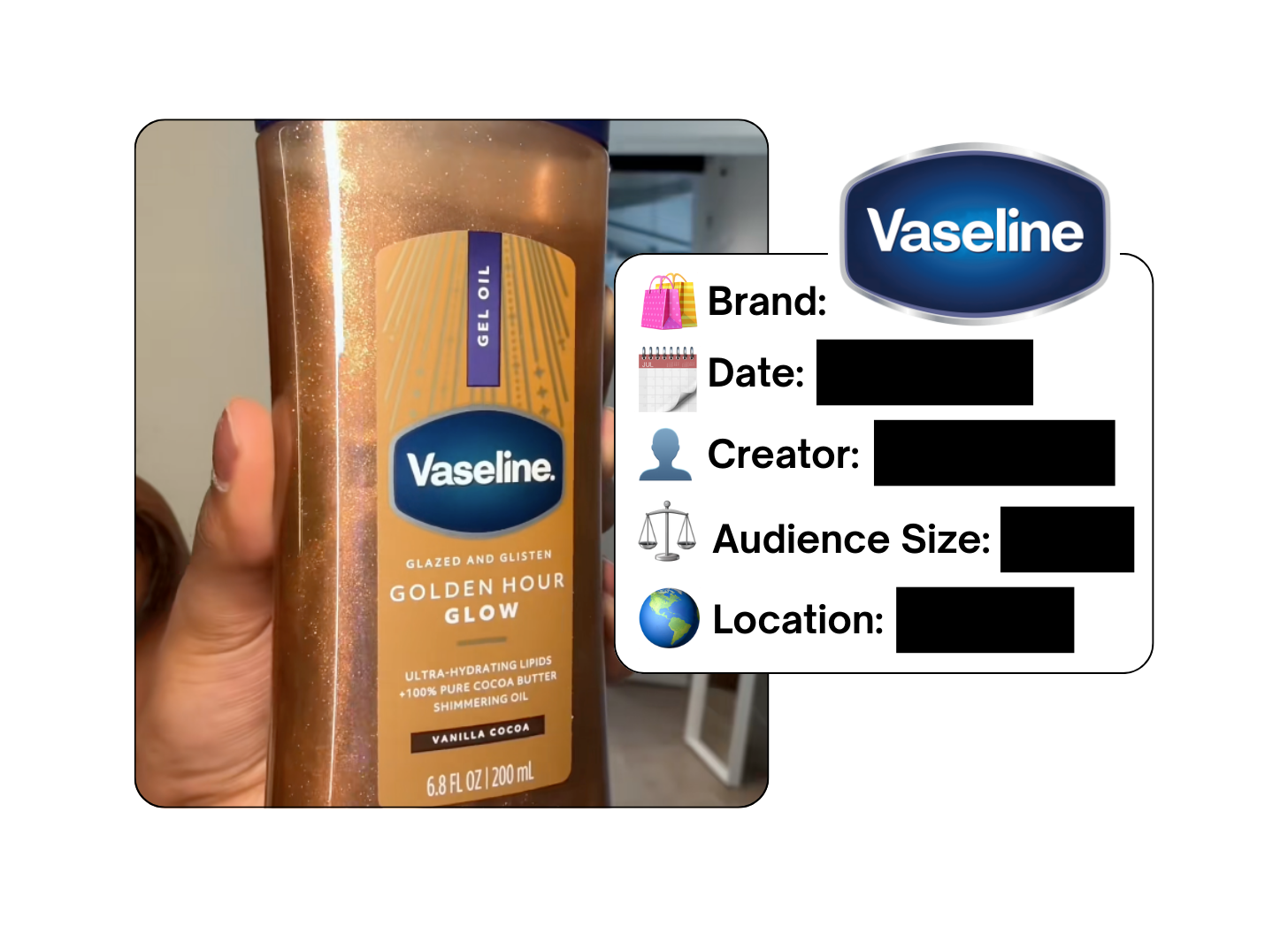 Spotted: Vaseline in a new paid collab