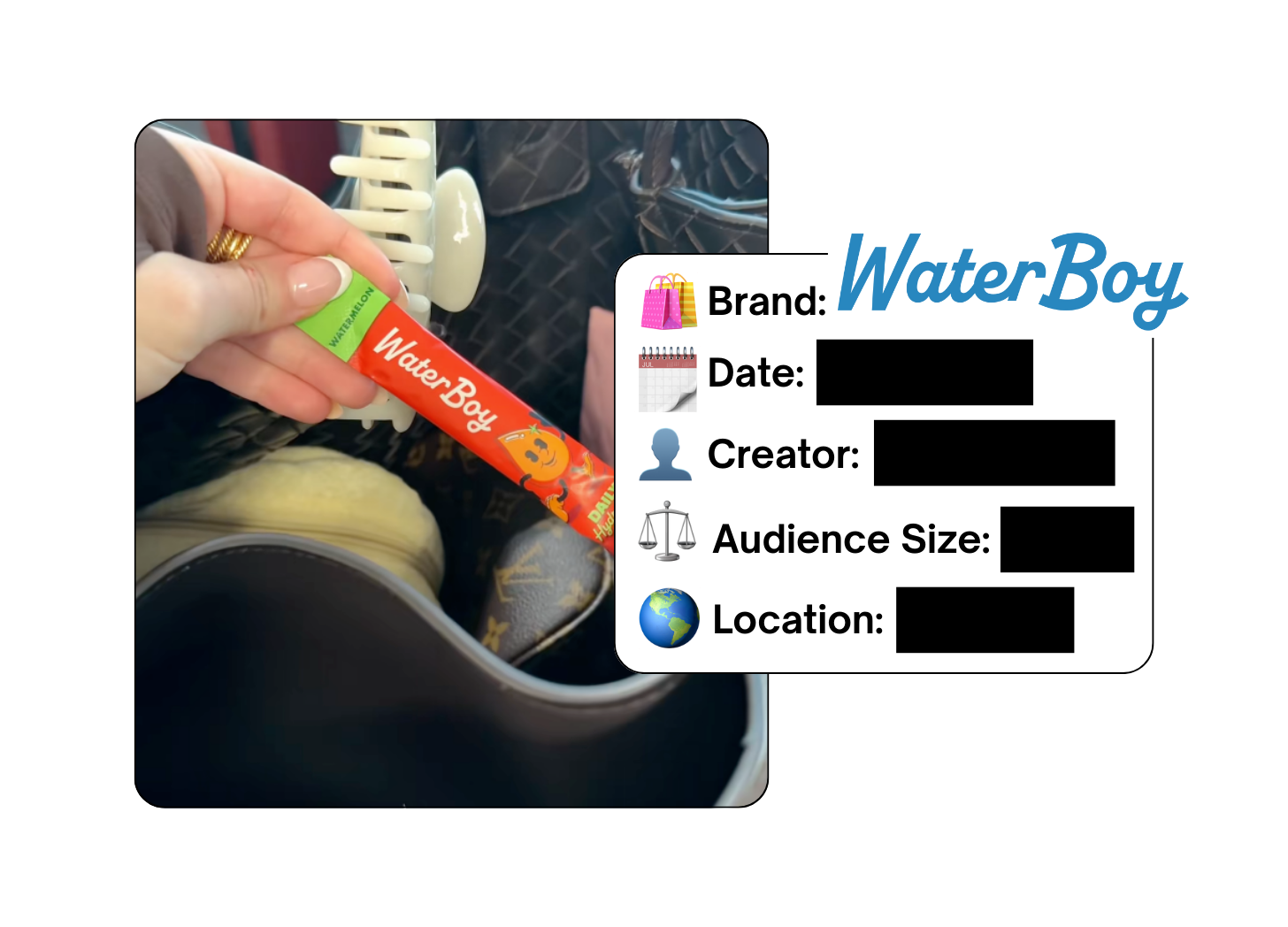 Spotted: Waterboy in a new paid collab