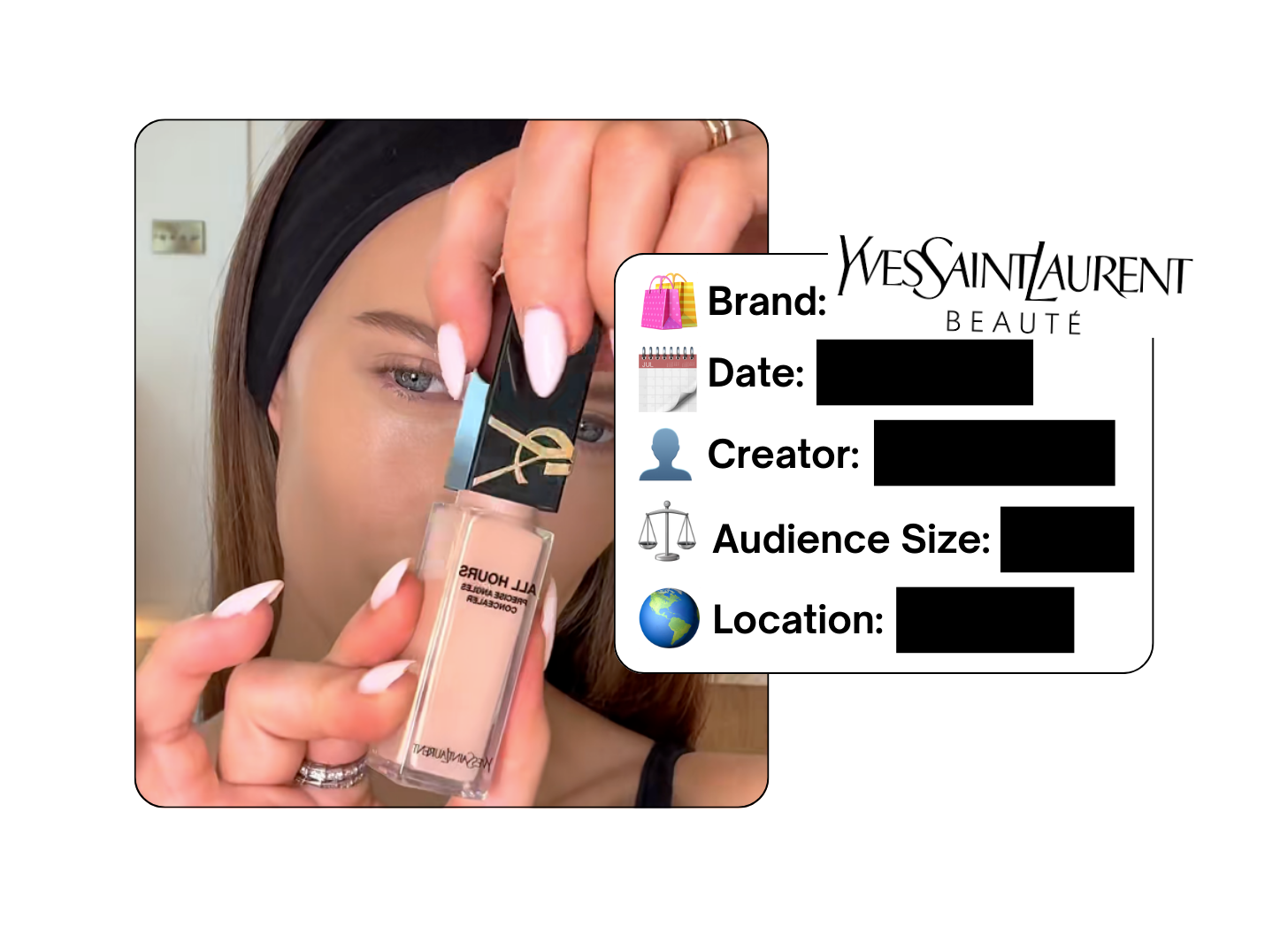 Spotted: YSL Beauty in a new paid collab