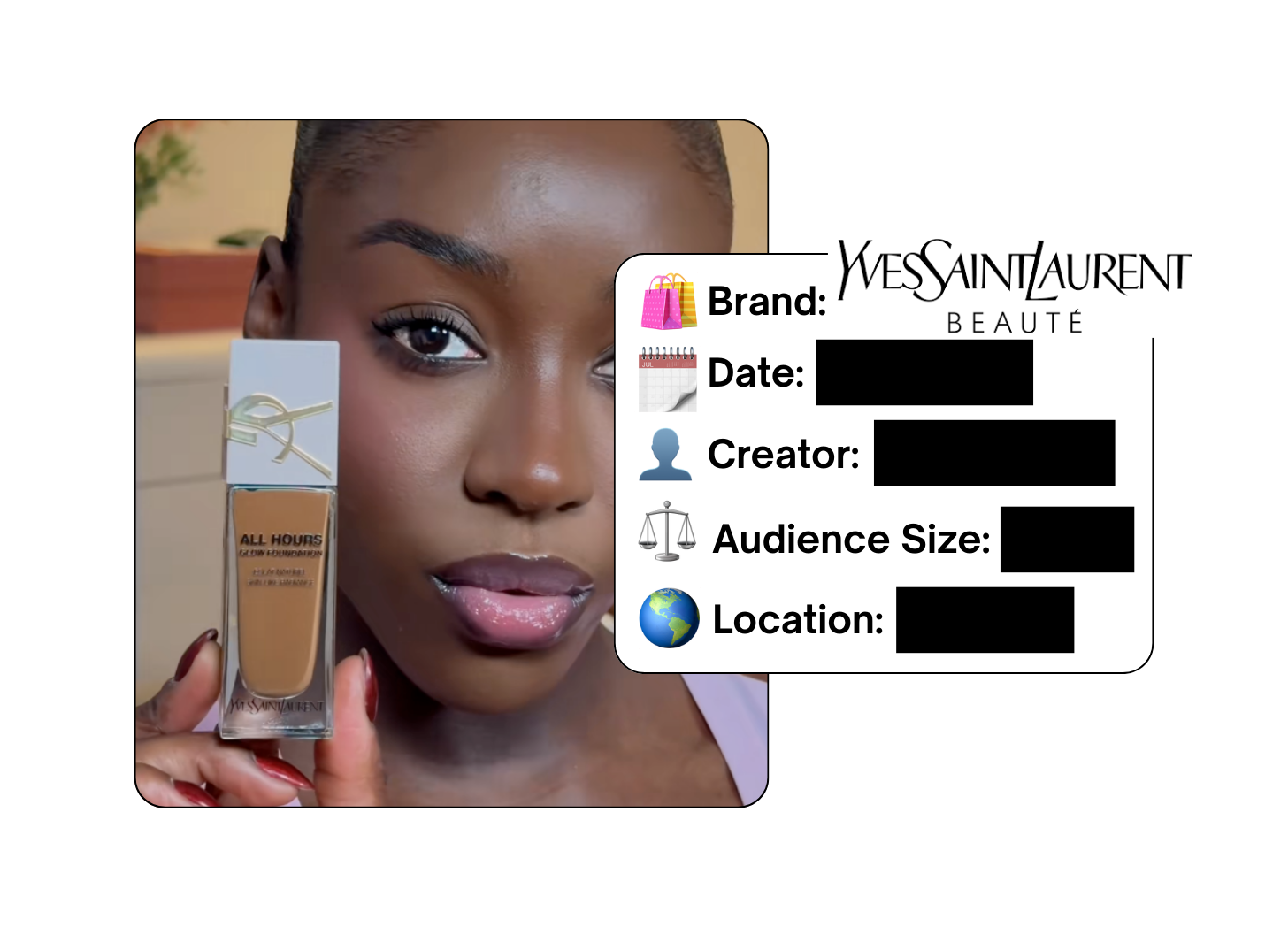 Spotted: YSL Beauty in a new paid collab