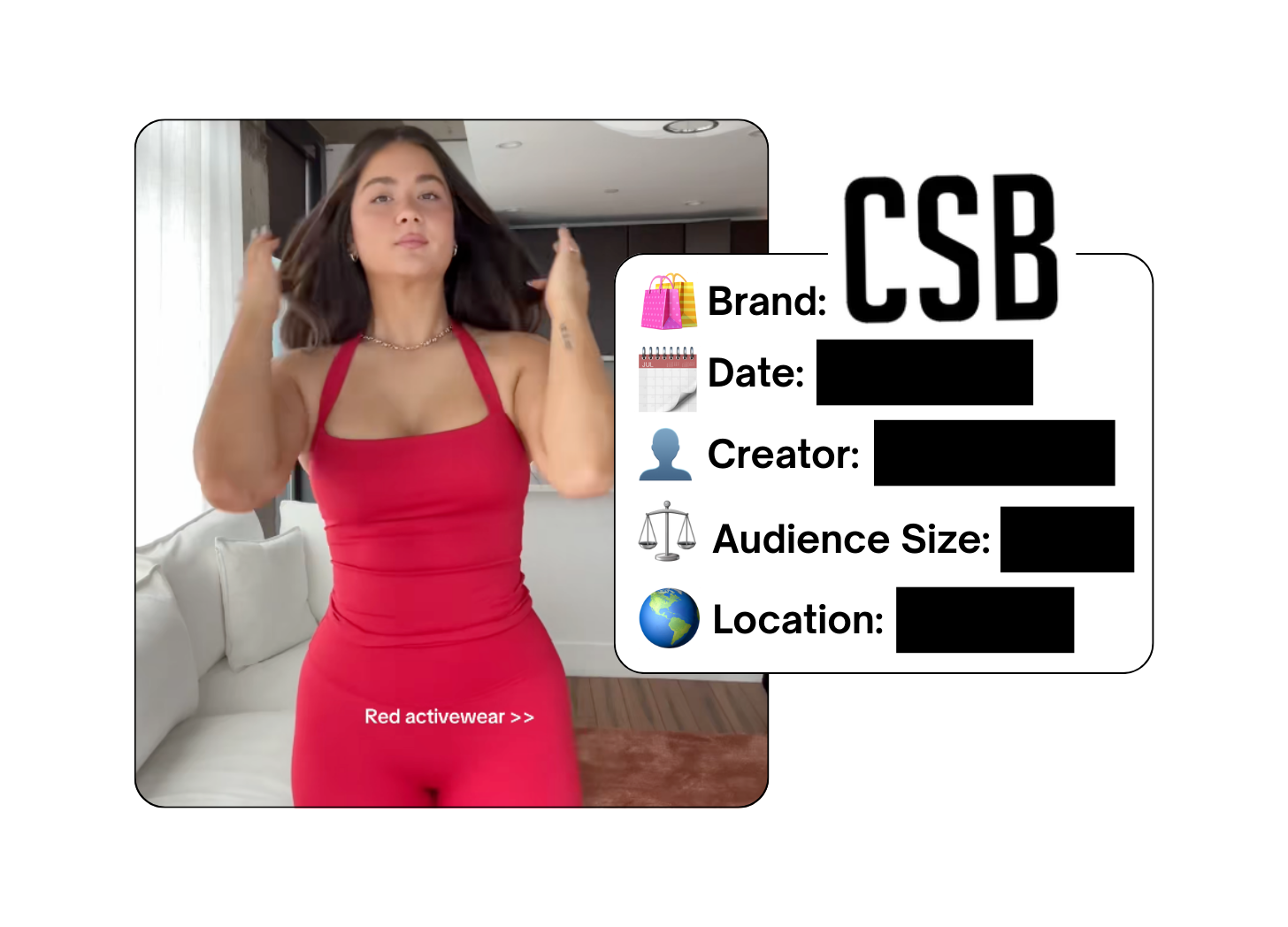 Spotted: CSB in a new paid collab