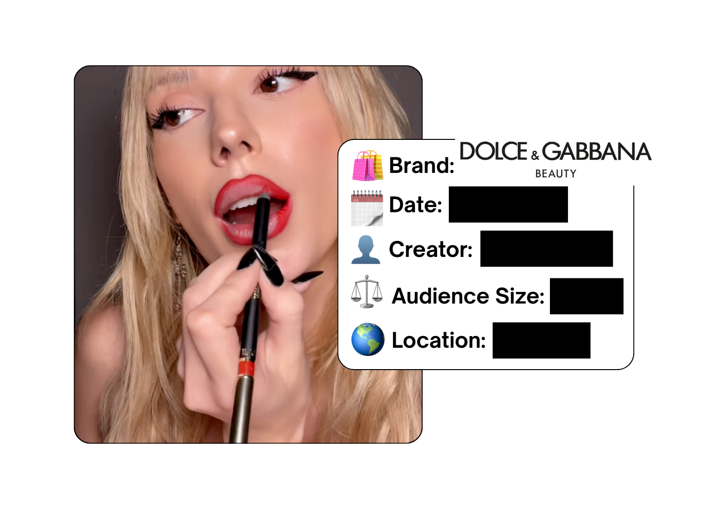 Spotted: Dolce&Gabbana Beauty in a new paid collab