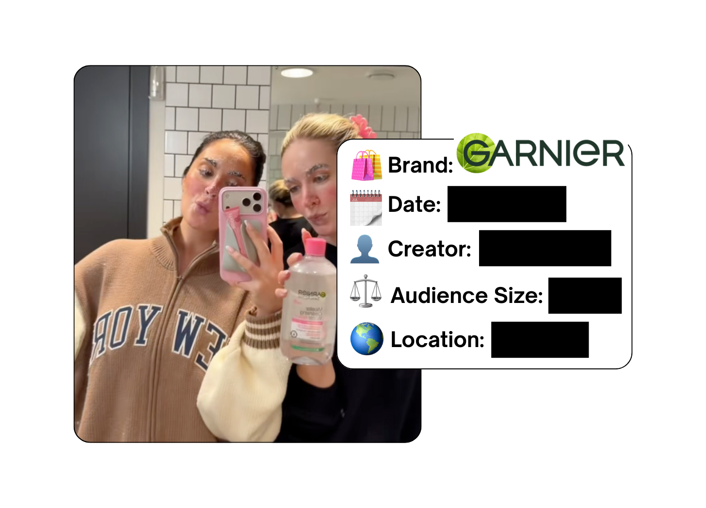 Spotted: Garnier in a new paid collab