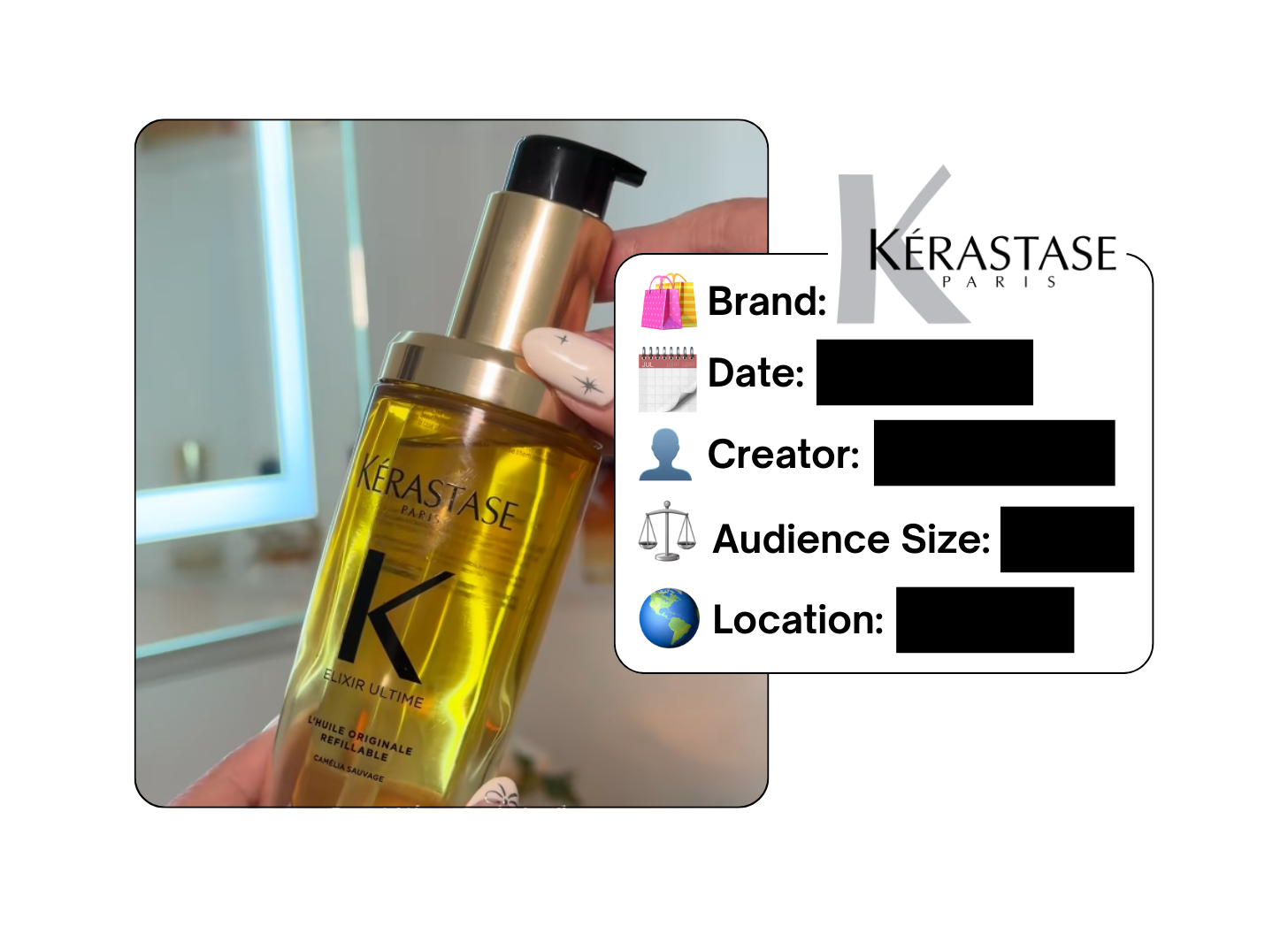Spotted: Kerastase in a new paid collab