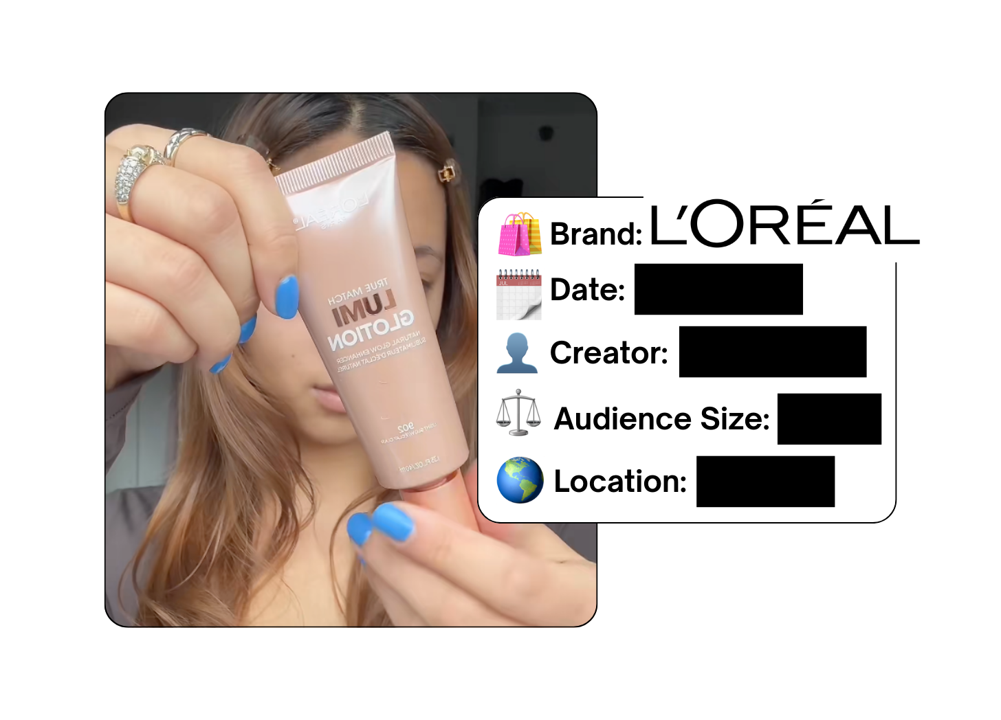 Spotted: L’Oreal in a new paid collab