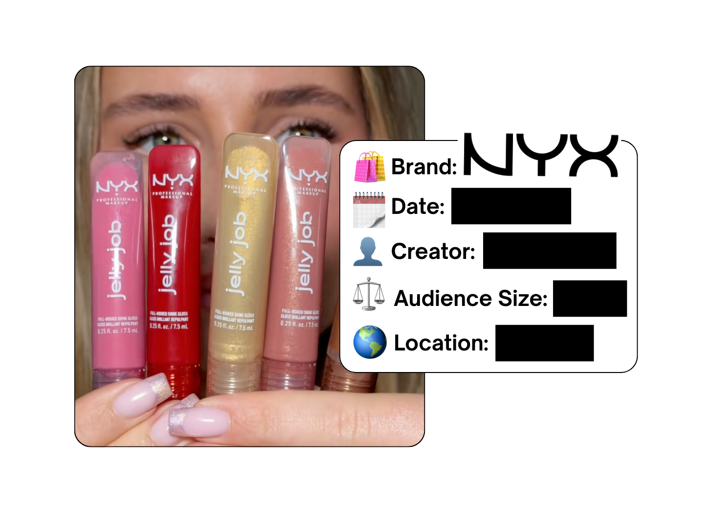 Spotted: NYX Cosmetics in a new paid collab