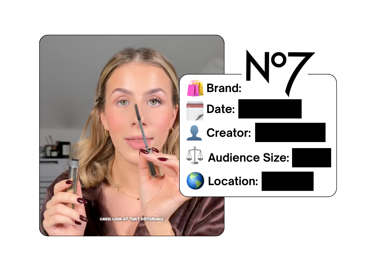 Spotted: No7 in a new paid collab