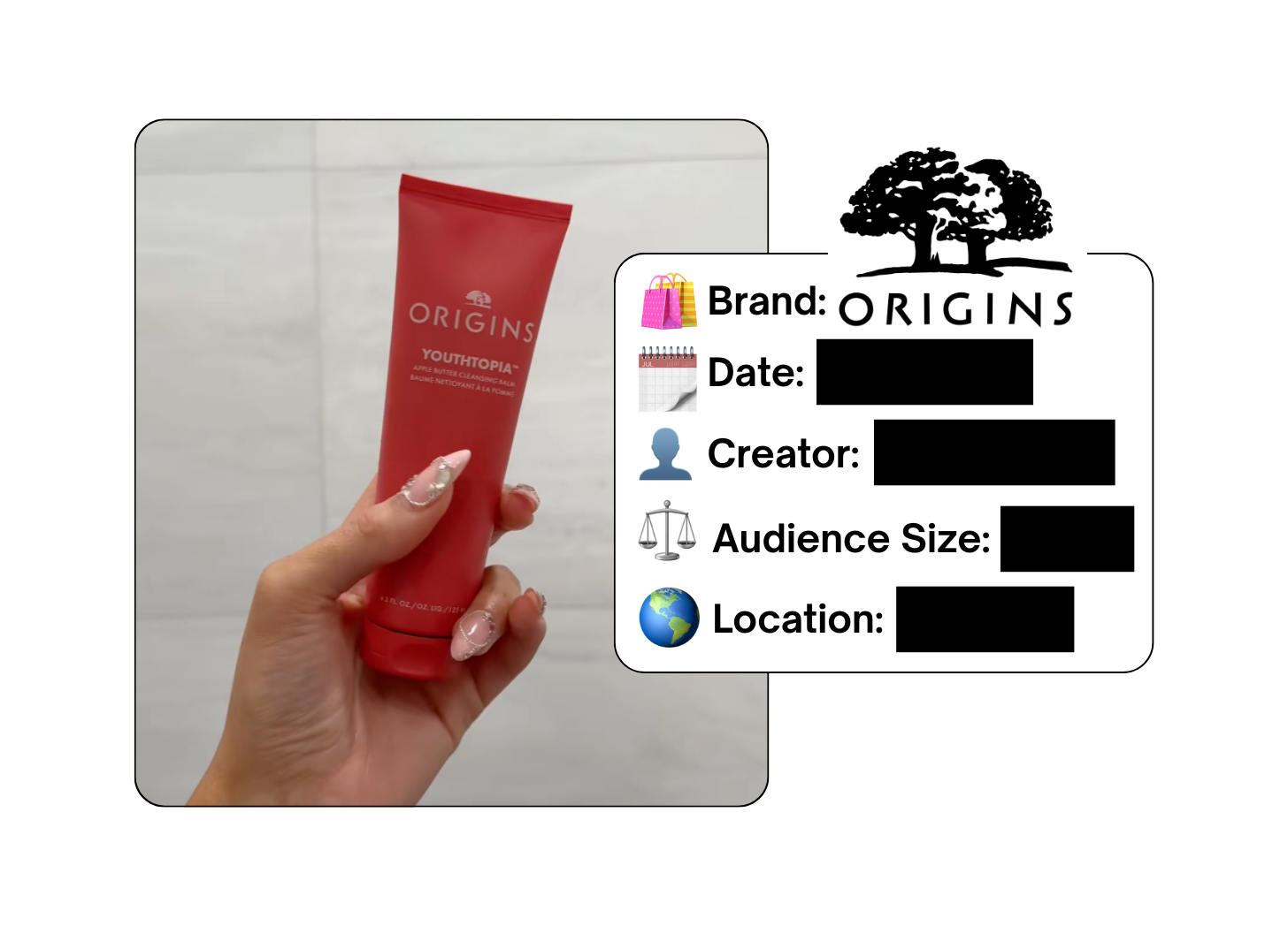 Spotted: Origins in a new paid collab