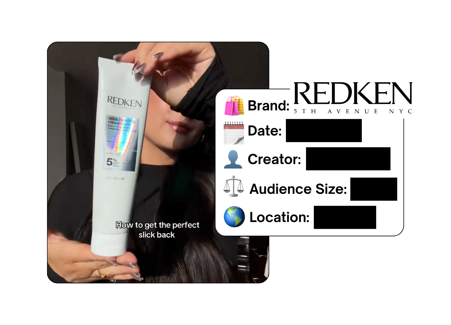 Spotted: Redken in a new paid collab
