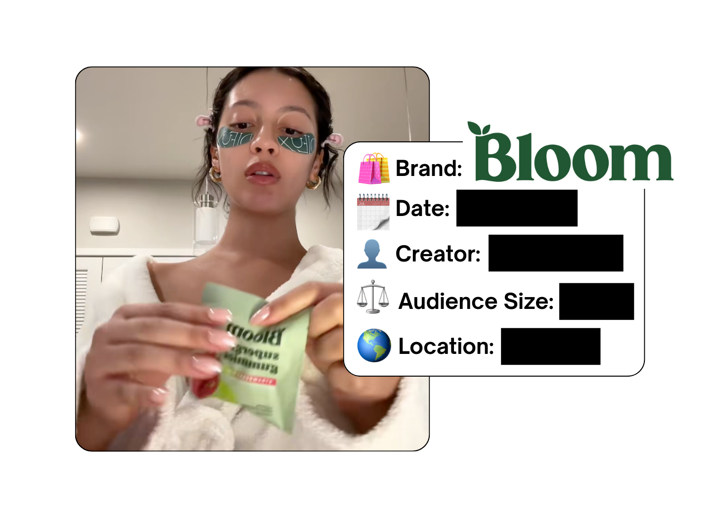 Spotted: Bloom Nutrition in a new paid collab