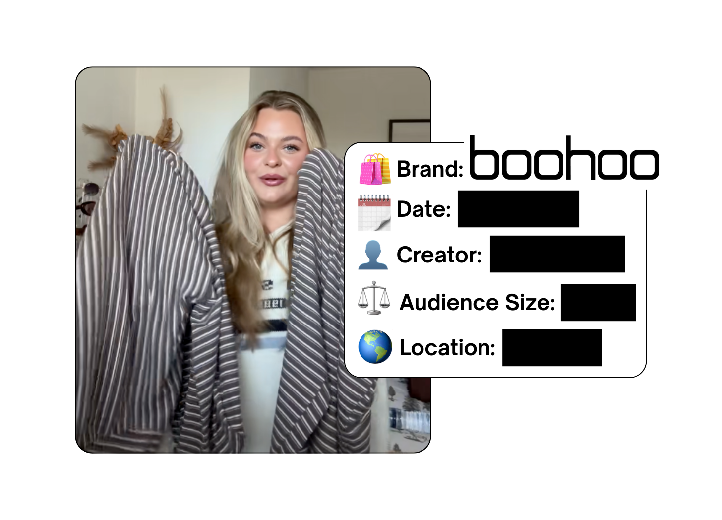 Spotted: Boohoo in a new paid collab