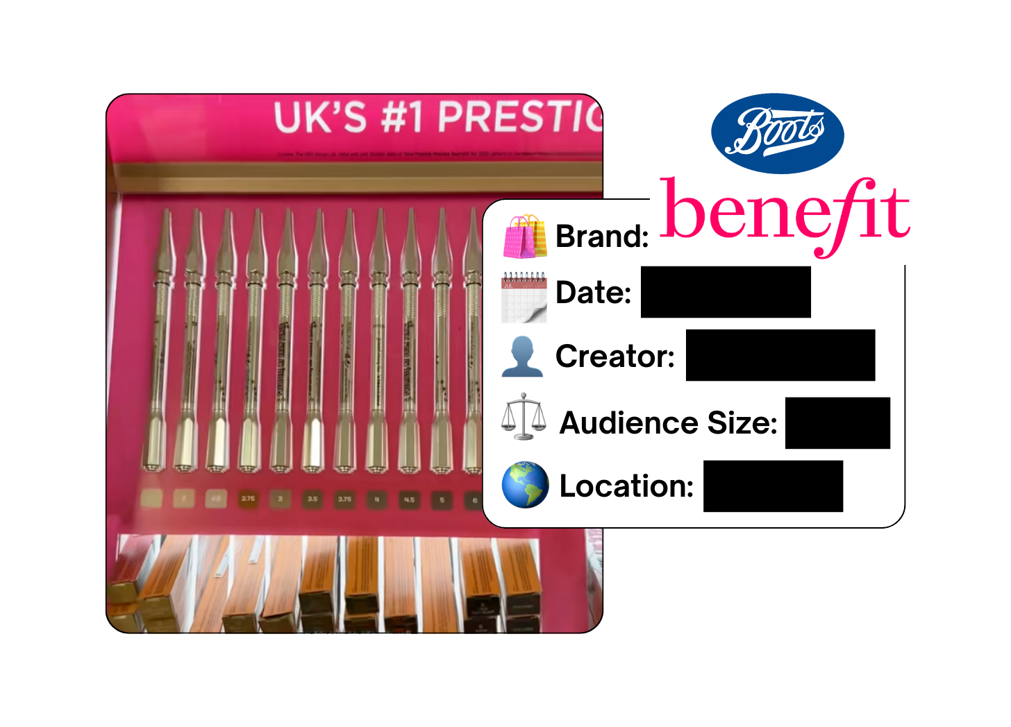 Spotted: Boots x Benefit Cosmetics in a new paid collab