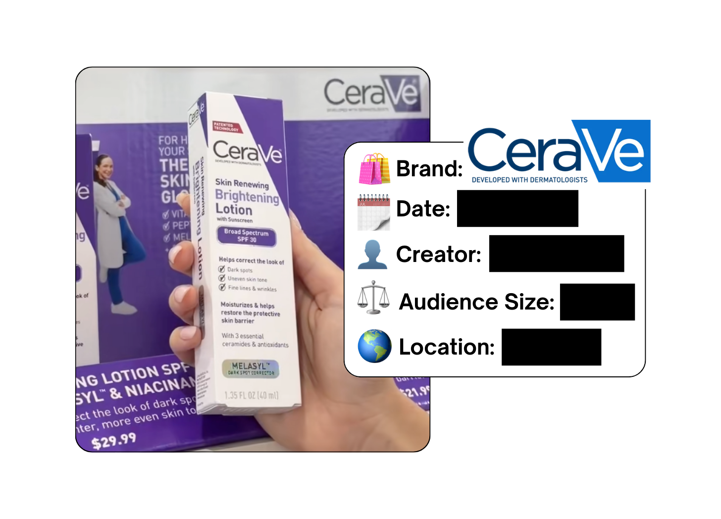 Spotted: CeraVe in a new paid collab
