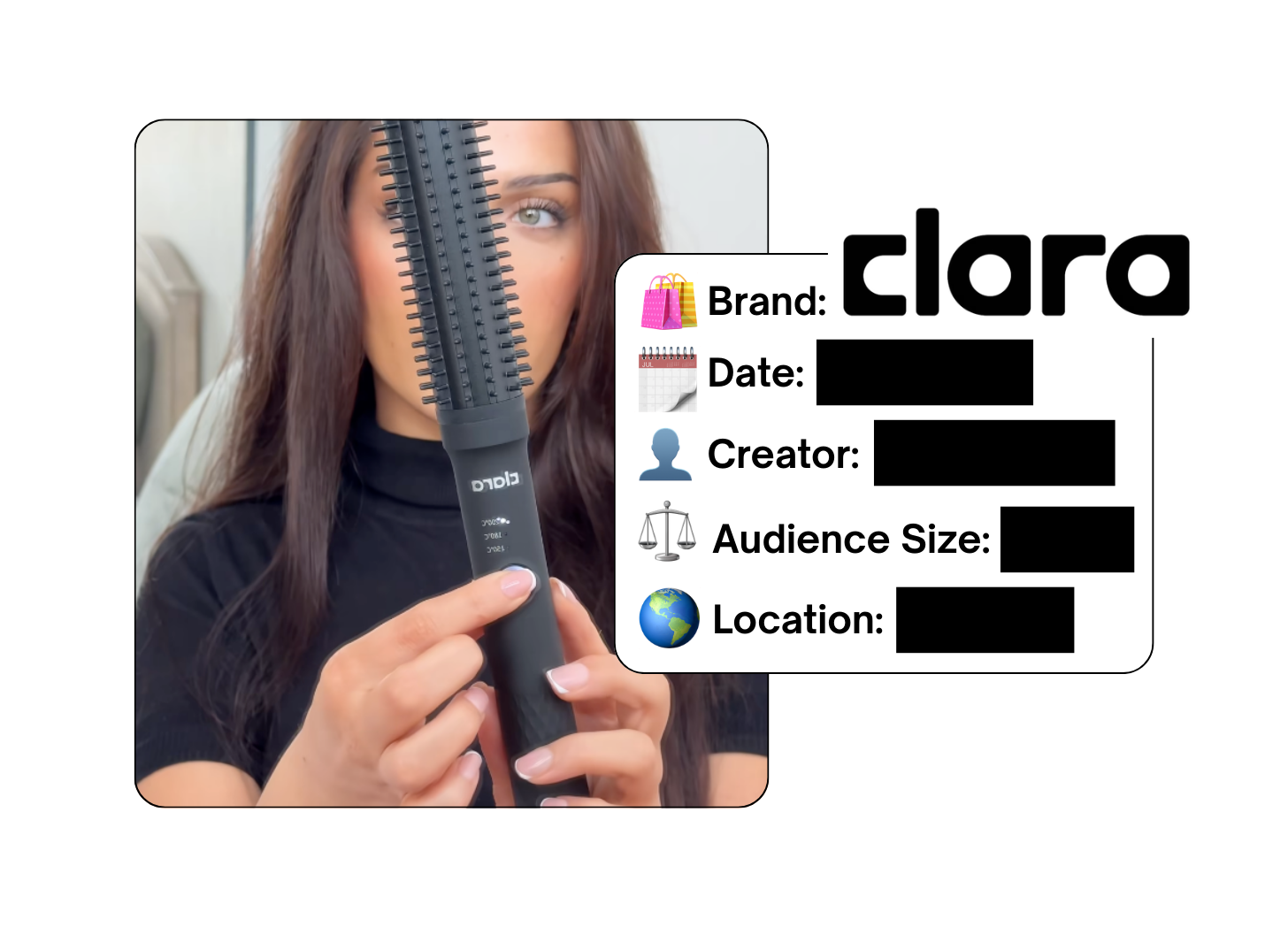 Spotted: Clara Hair Global in a new paid collab