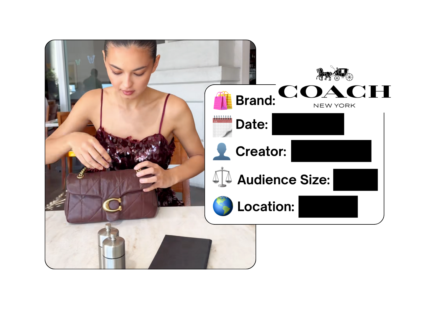 Spotted: Coach in a new paid collab