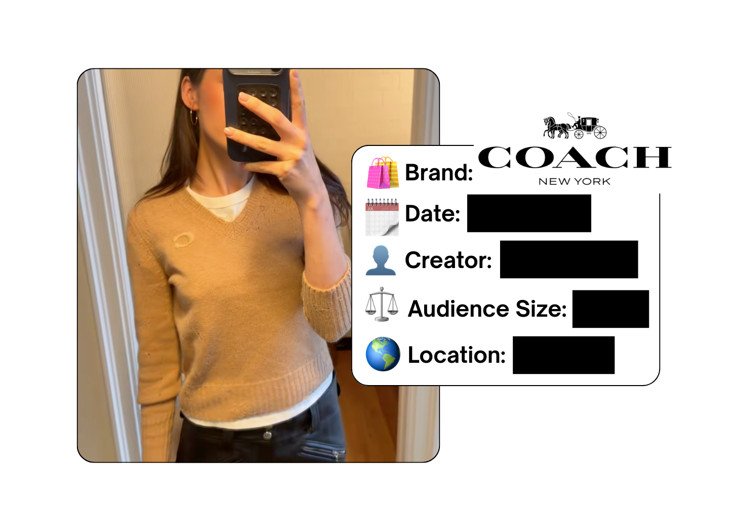 Spotted: Coach in a new paid collab