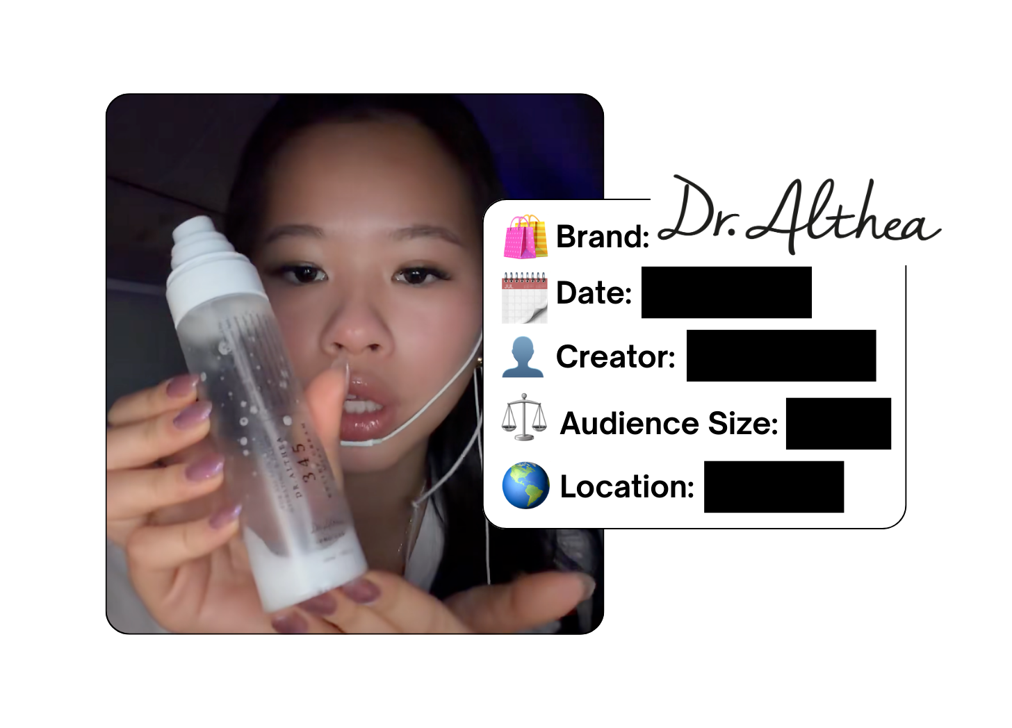 Spotted: Dr. Althea in a new paid collab